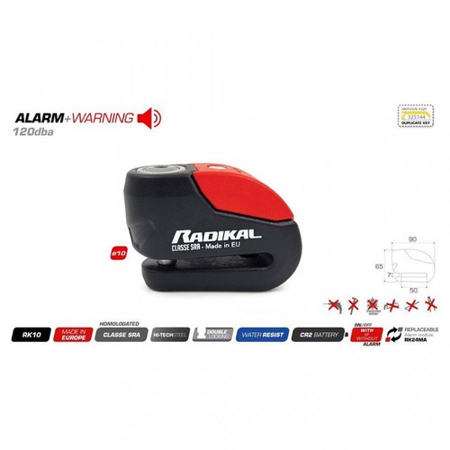 Antivol bloque disque alarme