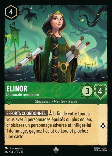 Lorcana elinor diplomate - elinor,