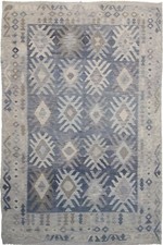 Tapis Kilim Ancien Tissé À
