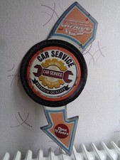 TOLE METAL FLECHE GARAGE CAR