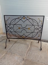 Ancien Écran De Cheminée