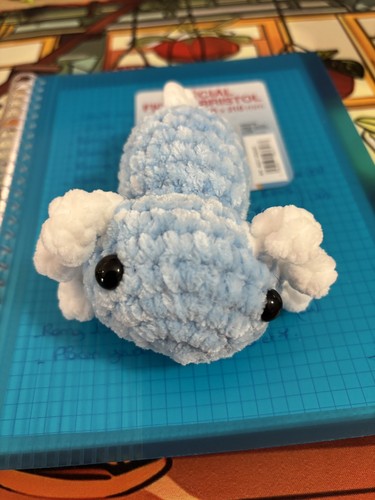 Peluche axolotl bleu - peluche,