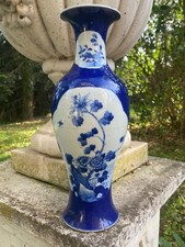 Vase & Chinois & Porcelaine & Chine & Bleu & Fleurs & Asie & Asiatique