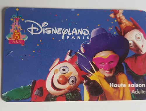 Carte passeport disneyland - carte,
