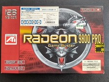 Ati Radeon 9800 Pro 128MB AGP Carte Graphique Occasion Avec Box Testé VGA Output
