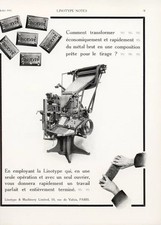 LINOTYPE | Notes & Printing