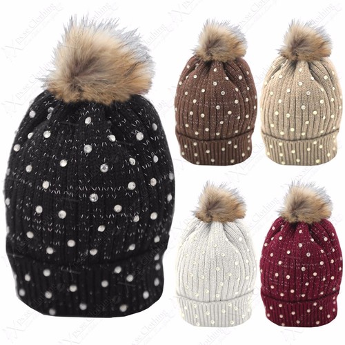 Bonnet épais femme diamant - bonnet,