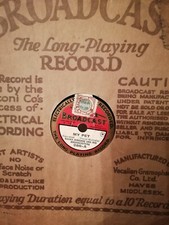 3 disques 78tours de 20 cm