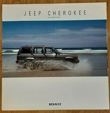 Brochure catalogue JEEP RENAULT CHEROKEE LIMITED  et CHIEF mod 1989    