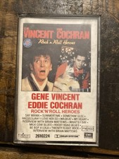 Cassette Audio, K7 Audio : GÊNE VINCENT, EDDIE COCHRAN, Rock’n’roll Heroes