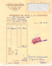 1955  LAITIERS ET AVICOLES ETS