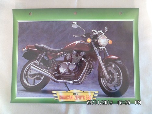 Carte fiche moto kawasaki - fiche,