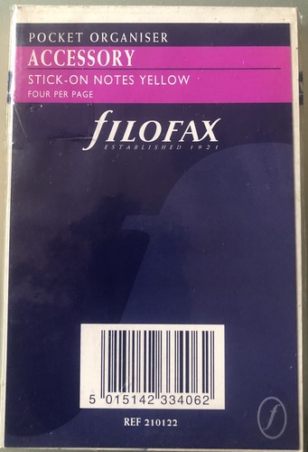 Filofax organiseur recharge - filofax,