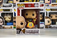 Funko Pop! WWE – Stone Cold Steve Austin #89 (Metallic, 2 Belts) – 7‑Eleven