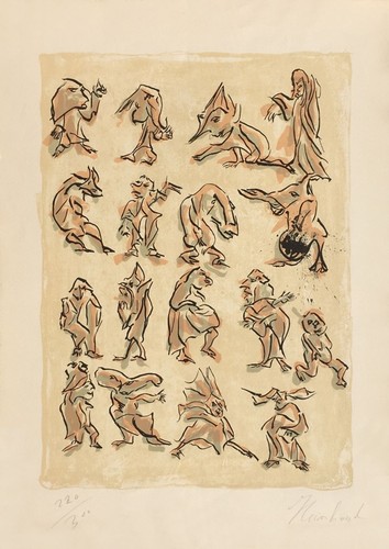 Reinhoud haese lithographie - reinhoud, d'haese