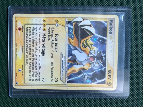 Carte pokémon raikou - carte, ex