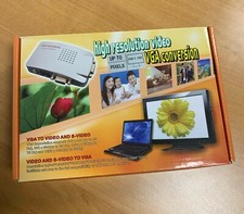 Convertisseur Adaptateur VGA S-Video Video BNC PC, Moniteur, TV, Ecran