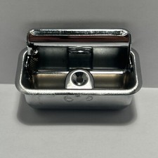 Vintage chrome ashtray - ashtray, rod