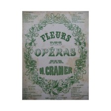 CRAMER H. L'Etoile du Nord Piano ca1855