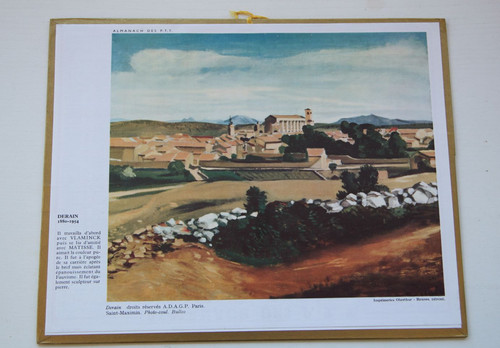 Calendrier almanach ptt 1968 - calendrier,
