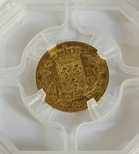 France Louis XVIII - 20 Francs Or, Tête nue - 1817 L Bayonne