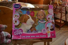 poupee neuve little  lou joue avec son toutou 100 chansons mélodies sons GB