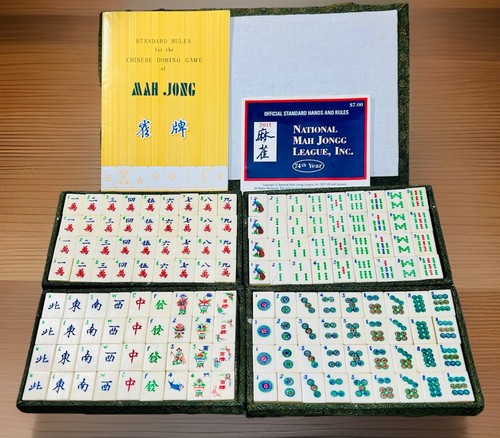 Vintage complete mahjong set - vintage,
