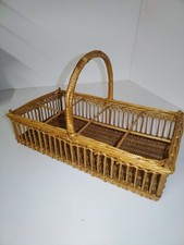 Panier porte 8 Bouteilles osier range bouteille Cuisine déco