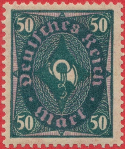 Corne postale bicolore - dr,
