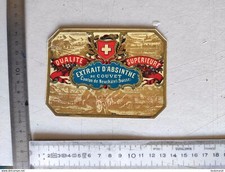 Etiquette ancienne Absinthe