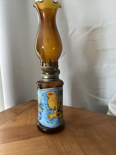 Vintage petite lampe huile - à,
