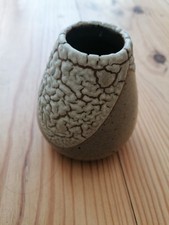 Vase grès signé léon