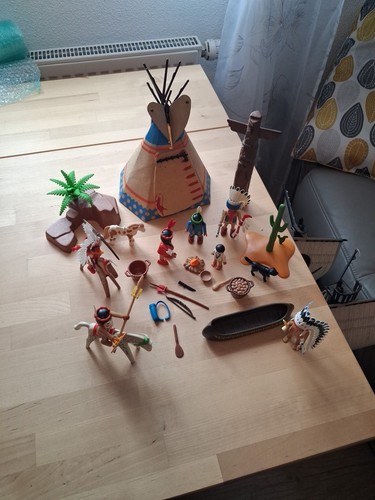Playmobil campement indiens - campement,