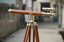 Ancien télescope en laiton