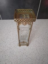 VASE BRONZE ET CRISTAL DE