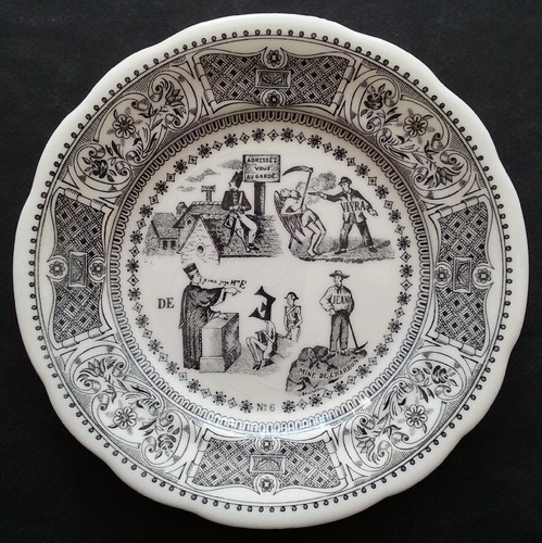 Superbe assiette parlante - superbe,