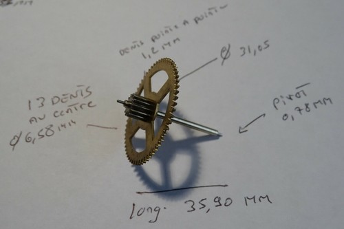 Piece horlogerie comtoise - piece,