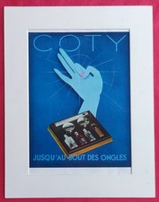 Publicité presse Parfum Ongles COTY Conserverie SUPERIORITE Price Catalane 1930