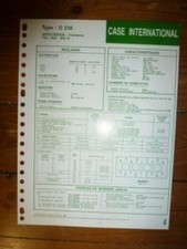 D239 - Fiche Technique Case IH