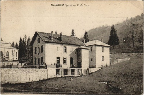 Cpa morbier école libre - cpa,
