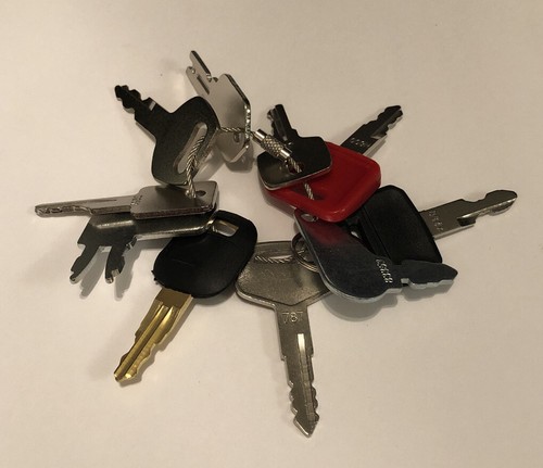 Heavy equipment key set - heavy,