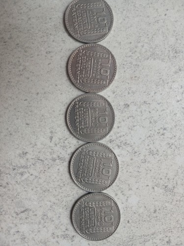 Lot piece francs turin - piece, 10