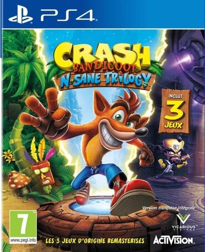 Crash bandicoot trilogy ps4 - crash,