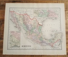 Ancien Coloré Carte / GRAY'S