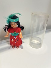 Poupée Folklorique ancienne , Indienne+ boîte