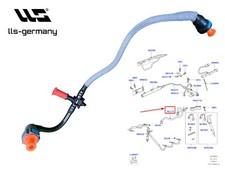 Kraftstoffrücklaufrohr pour