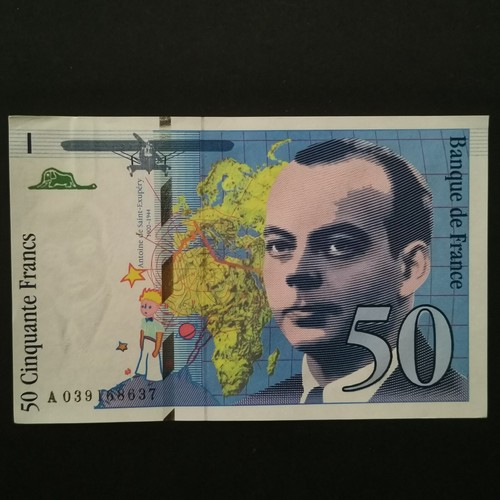 Billet francs saint exupery - billet,
