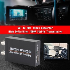 1080P SDI in to HDMI + SDI Out HD Video Micro Convertisseur Audio Switcher