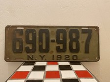 1920 Black on Light Green New