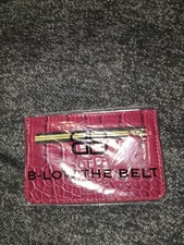 B-low The Belt Red CROC CARD